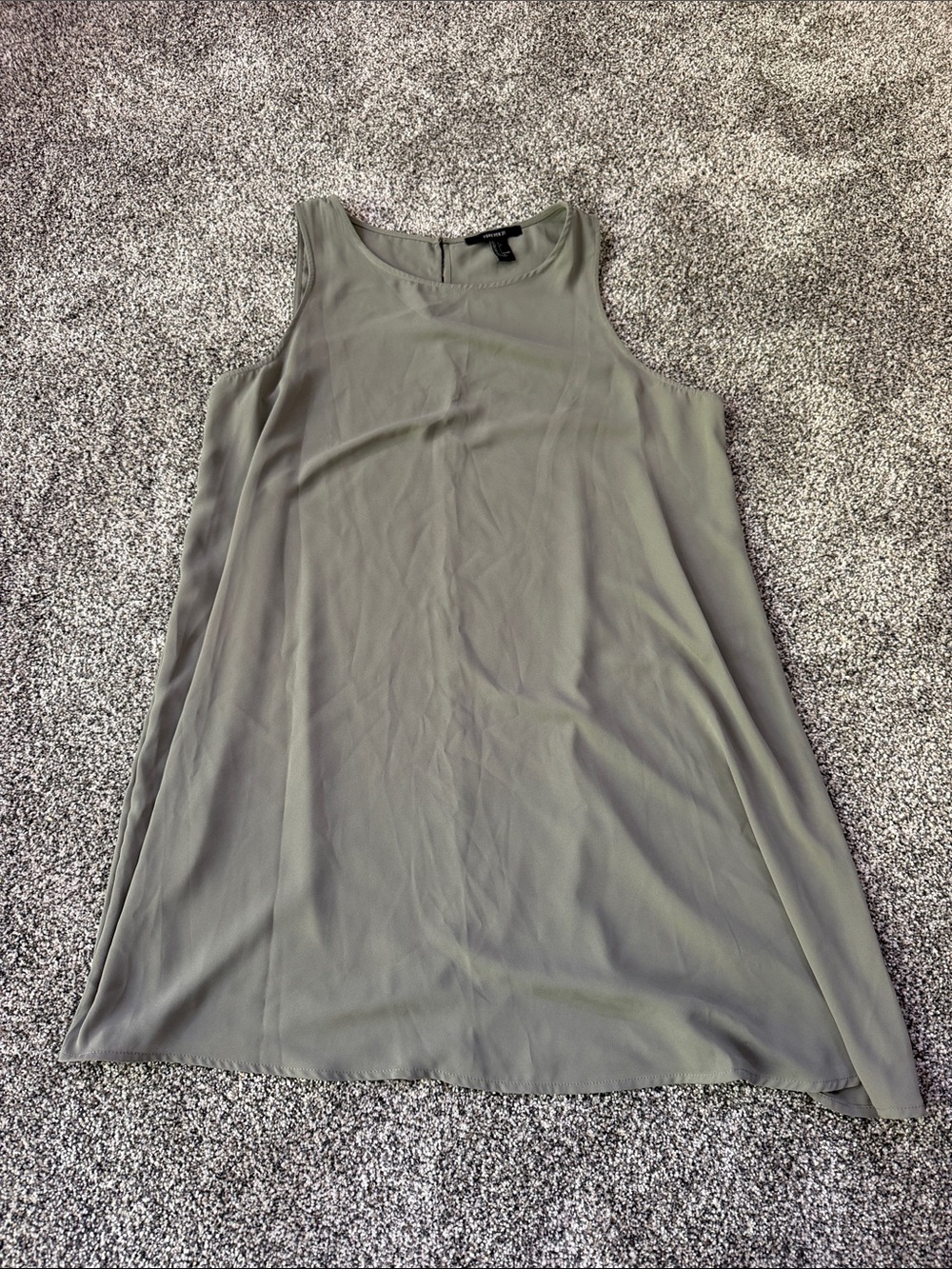 Forever 21 Olive Green Sleeveless Scoop Neck Tank
